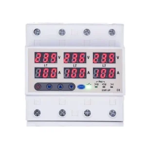 محافظ ولتاژ سه فاز JBH مدل CVP3-100 ظرفیت ۶۳ آمپر